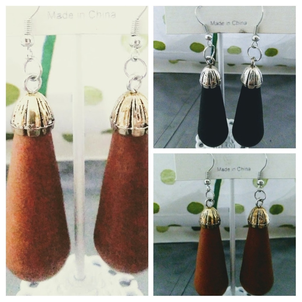 3 $18 Wood Earrings set